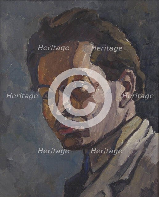Self-Portrait, 1929. Creator: Ilmari Ikonen.