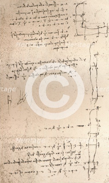 Drawing illustrating the theory of the proportions of the human figure, c1472-c1519 (1883). Artist: Leonardo da Vinci.