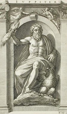 Jupiter, 1592. Creator: Hendrik Goltzius.