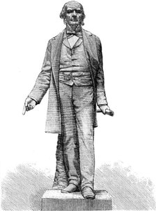 Statue of Mr. Gladstone at the City Liberal Club, 1883. Creator: Unknown.