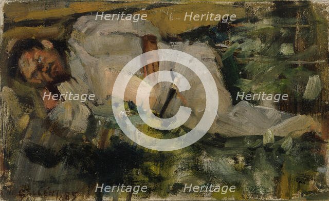 Kekki the Farm-Hand, 1885. Creator: Akseli Gallen-Kallela.