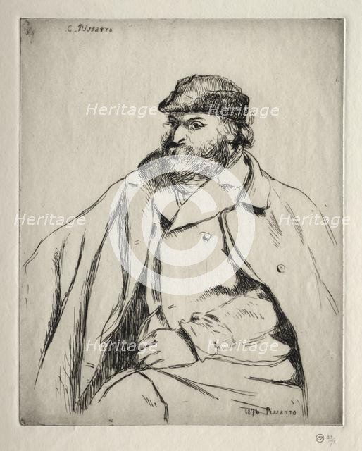 Paul Cézanne, 1874. Creator: Camille Pissarro (French, 1830-1903).