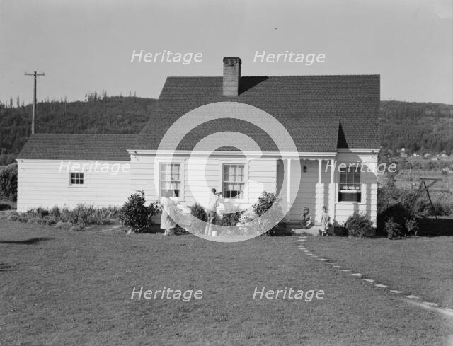 Longview home on Longview homestead project (FSA, Cowlitz County, Washington, 1939. Creator: Dorothea Lange.