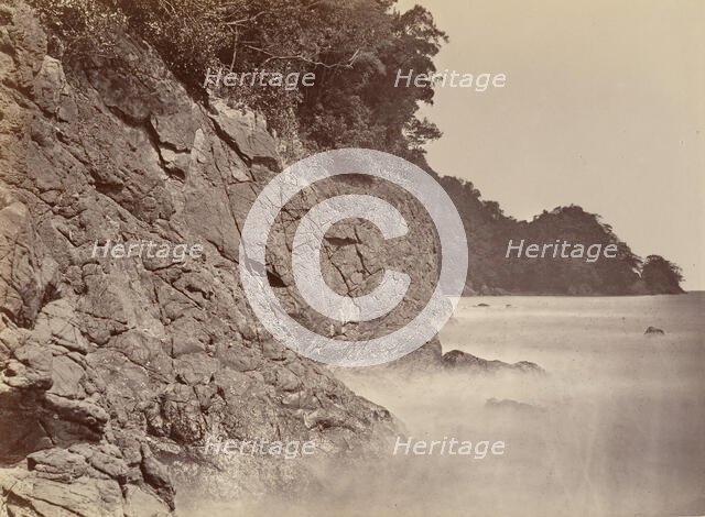 Tropical Scenery, Cliff - Limon Bay, 1871. Creator: John Moran.
