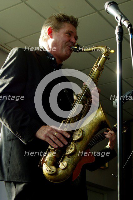 Derek Nash, Hawth, Crawley, West Sussex, 22nd October 2016. Artist: Brian O'Connor.