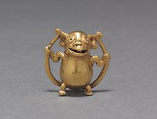 Monkey Bell Pendant, c. 700-1550. Creator: Unknown.