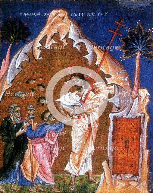 'Doubting Thomas', c1268. Artist: T'oros Roslin