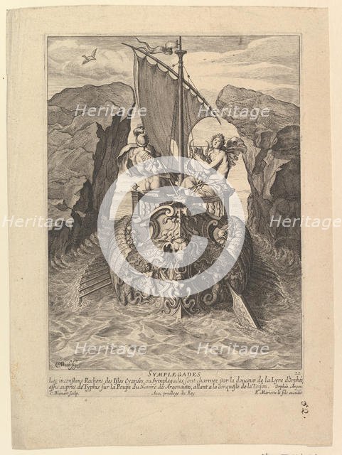 Symplegades, 17th century. Creator: Cornelis Bloemaert.