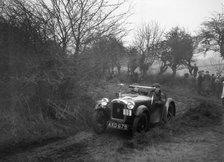 Austin Nippy of CM Davis at the Sunbac Colmore Trial, near Winchcombe, Gloucestershire, 1934. Artist: Bill Brunell.