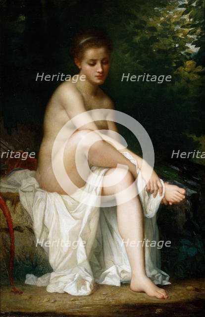 Nymph Ismene, 1878. Artist: Landelle, Charles (1821-1908)