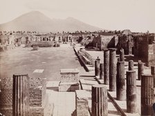 Forum, Pompeii, between 1880 and 1890. Creator: Giorgio Sommer.