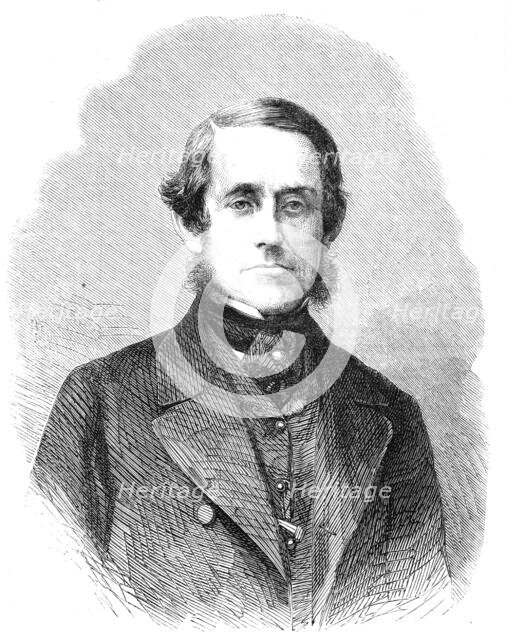 Captain Cowper Phipps Coles, R.N., 1862. Creator: Unknown.