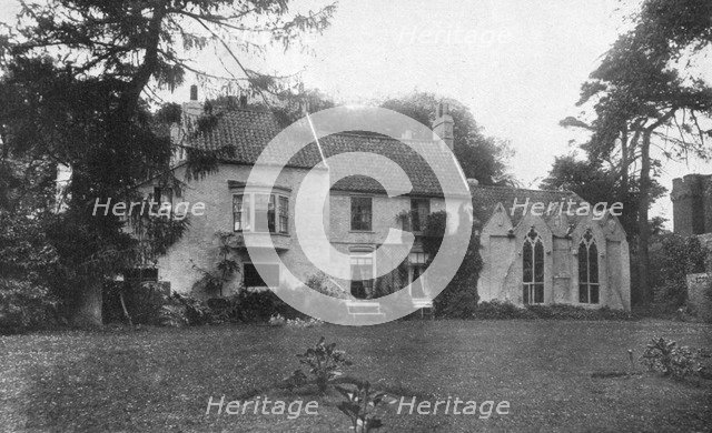 Alfred Lord Tennyson's birthplace, Somersby, Lincolnshire, 1924-1926.Artist: Valentine & Sons