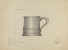 Pewter Mug, 1935/1942. Creator: Henry Meyers.