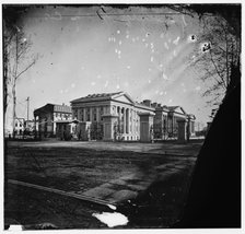 U.S. Treasury. Washington, D.C. showing old Riggs Hotel, 15th & G. N.W., ca. 1860. Creator: Unknown.