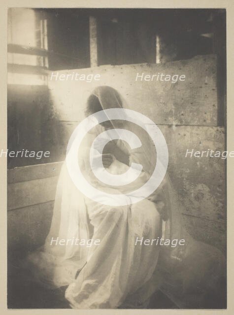 The Manger, 1899. Creator: Gertrude Kasebier.