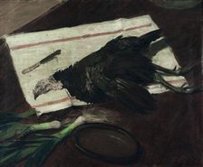 Still life with turkey, 1921. Creator: Jacques Emile Blanche.