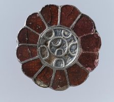 Rosette Brooch, Frankish, first half 6th century. Creator: Unknown.