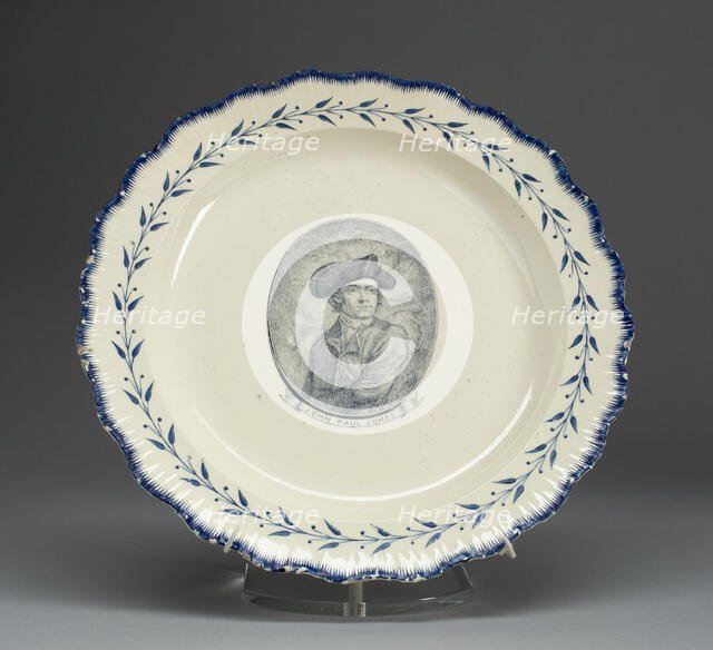 Plate, c. 1790. Creator: Unknown.