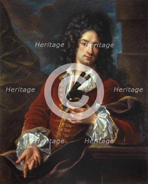 Gentilhomme prisant du tabac, between 1694 and 1734. Creators: Alexis Simon Belle, Robert Tournieres.