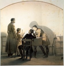 At the Piano', 1855. Creator: Timm, Vasily (George Wilhelm) (1820-1895).