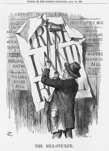'The Bill-Sticker', 1881. Artist: Joseph Swain