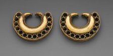 Pair of Earrings, A.D. 1000/1500. Creator: Unknown.