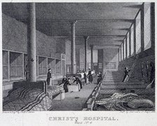 Christ's Hospital, London, 1823. Artist: Henry Sargant Storer