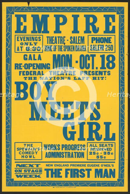 Boy Meets Girl, Salem, MA, 1937. Creator: Unknown.