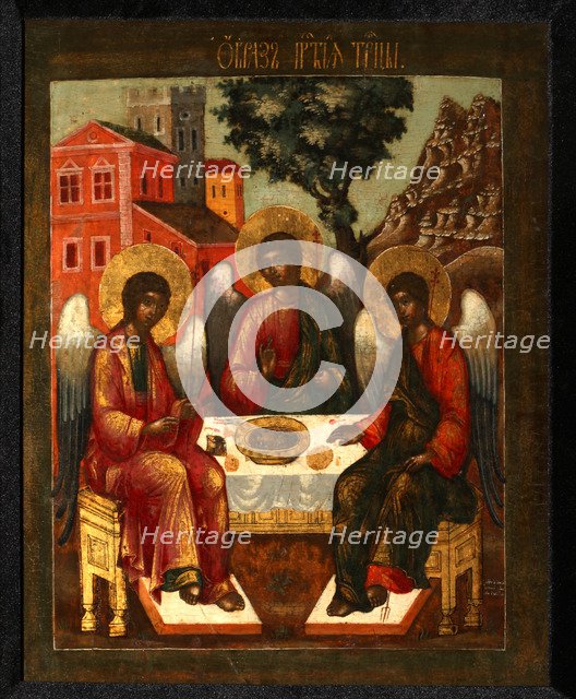 The Holy Trinity, 1721. Artist: Ulanov, Cornili (Kirill) (?-1731)