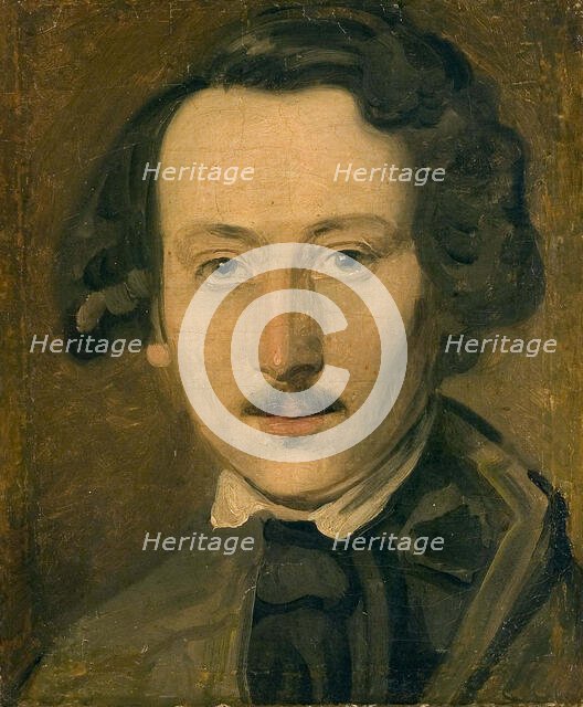 Nils Johan Olsson Blommér, c1840. Creator: Alexis Wetterbergh.