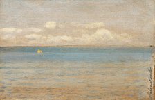 The sea, after 1900. Creator: Ferdinand Katona.