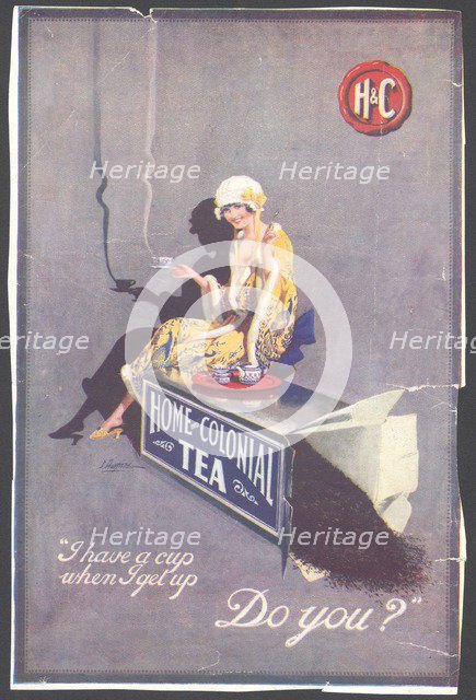 Home & Colonial Tea, 1890s. Artist: Unknown