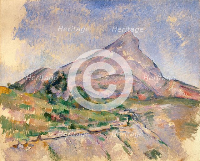 'Mont Sainte-Victoire', 1897-1898.  Artist: Paul Cezanne