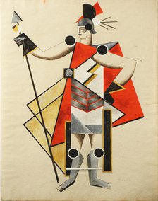 Costume design for the play The Invisible Lady, 1924. Artist: Exter, Alexandra Alexandrovna (1882-1949)