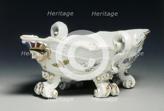 Sauceboat, 1735-56. Creator: Meissen Porcelain Factory (German).