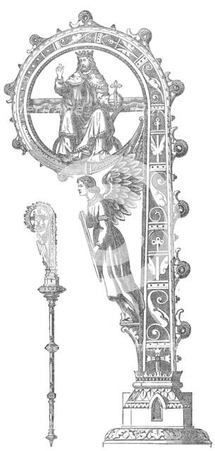 Pastoral staff given to the Bishop of Hereford, 1872. Creator: Unknown.