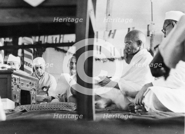 Mahatma Gandhi (1869-1948). Artist: Unknown