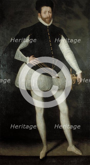 A Nobleman of the Valois Court, 16th century. Creator: School of Francois Clouet.
