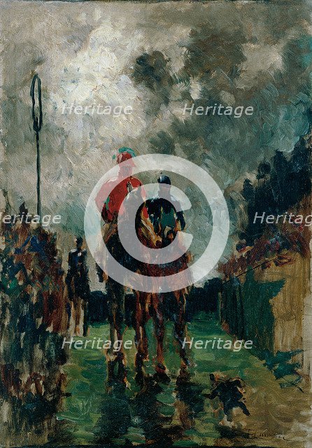 The Jockeys, 1882. Artist: Toulouse-Lautrec, Henri, de (1864-1901)