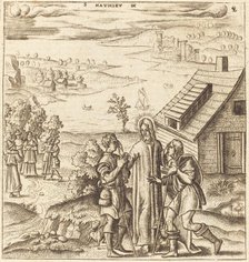 Christ Heals the Two Blind Men, probably c. 1576/1580. Creator: Leonard Gaultier.