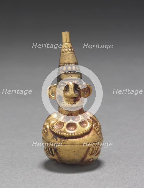 Figural Flask, c. 800-1470. Creator: Unknown.