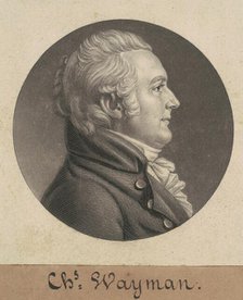 Charles Wayman, 1806. Creator: Charles Balthazar Julien Févret de Saint-Mémin.