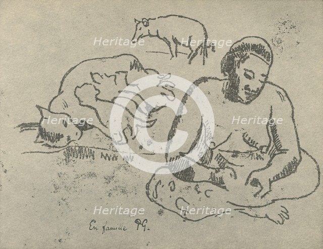 'At Home', 1936. Artist: Paul Gauguin.