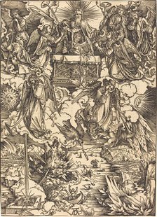 The Seven Angels with the Trumpets, probably c. 1496/1498. Creator: Albrecht Durer.