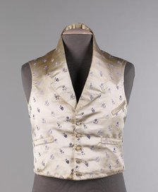 Evening vest, American, 1830-35. Creator: Unknown.