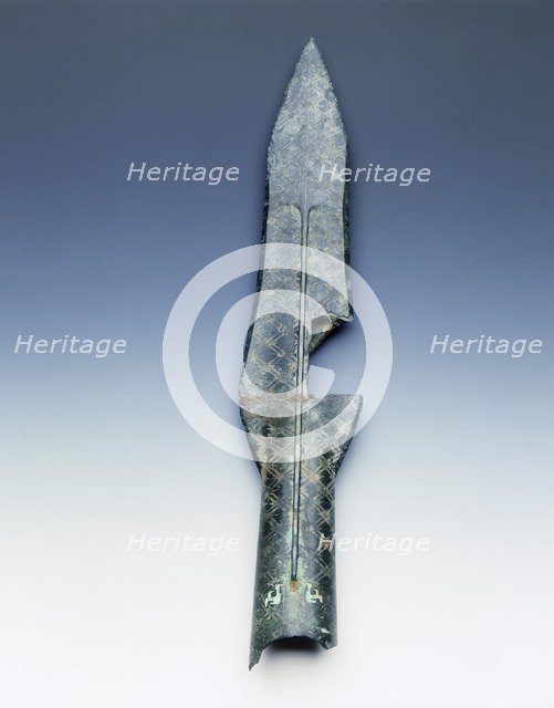 Bronze spearhead, Eastern Zhou dynasty, China, 5th century BC. Artist: Unknown