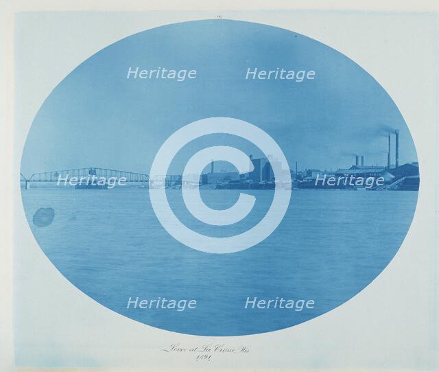 Levee at La Crosse, Wis., 1891. Creator: Henry Bosse.