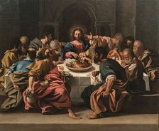 The Last Supper, 1611. Creator: Schedone (Schidone), Bartolomeo (1570-1615).