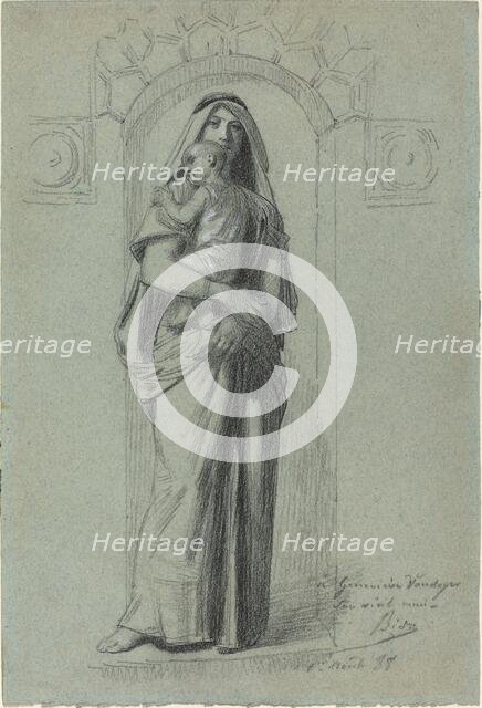 Mother and Child, 1888. Creator: Alexandre Bida.